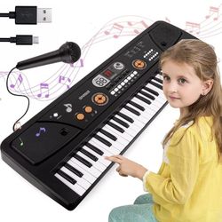 Kids Keyboard Piano With Microphone 🎤 