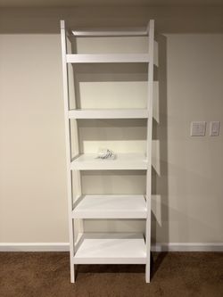 GREAT CONDITION - Crate & Barrel Sawyer Leaning Bookcase
