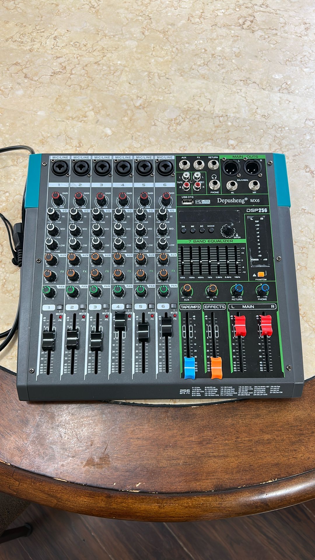 Depusheng MX6 Audio Mixer
