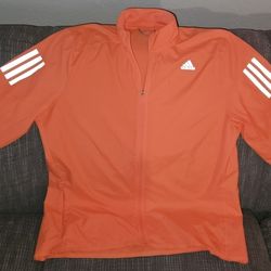 Adidas On The Run High Visibility Size LARGE Womens Lightweight Athletic Shirt 