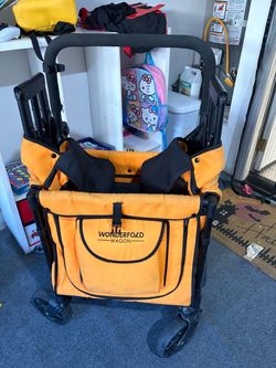 Orange Wonder Fold Wagon