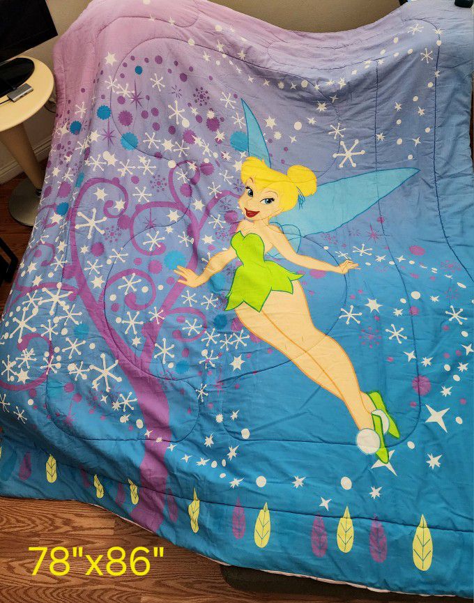 Disney Tinkerbell Girl Blanket Comforter 