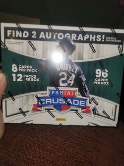 Panini crusade baseball hobby sealed box