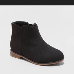 Toddler Girl Black Boots 