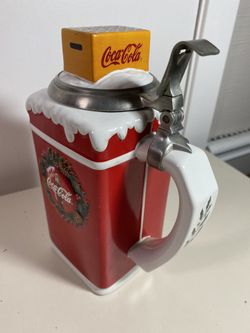 Budweiser Coca Cola Vintage Vending Machine Stein CS392