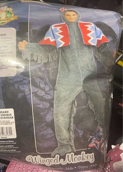 Wizard of Oz Winged Monkey Adult Halloween Costume men’s size 36-38