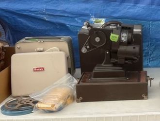 Antique Victor And Kodak Projectors