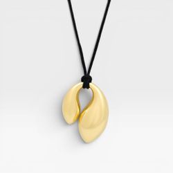 Tiffany & Co. Elsa Peretti Double Teardrop Pendant in 18K Gold. (Pre-Owned)