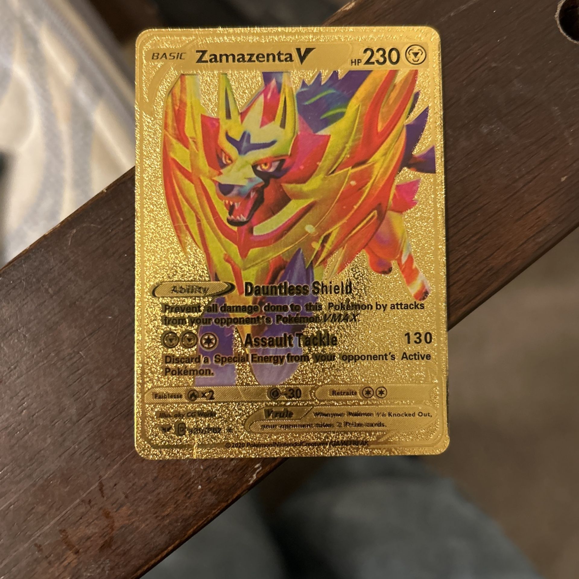 gold foil zamazenta v - www.disolcolor.com