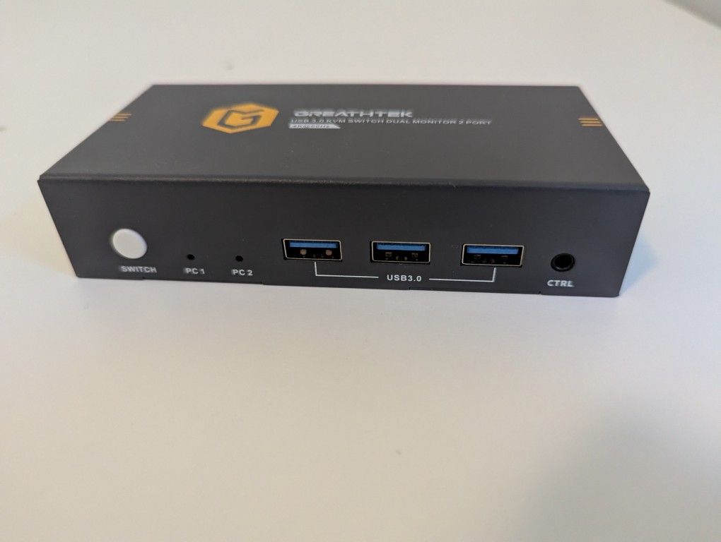 GREATTEK KVM Switch Dual Monitor