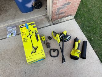 Ryobi ONE+ 18V 2-Tool Combo Kit (PCLCK202K) – String Trimmer & Jet Fan Blower