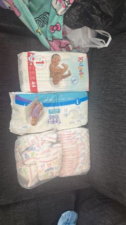 Size 1 diapers, free