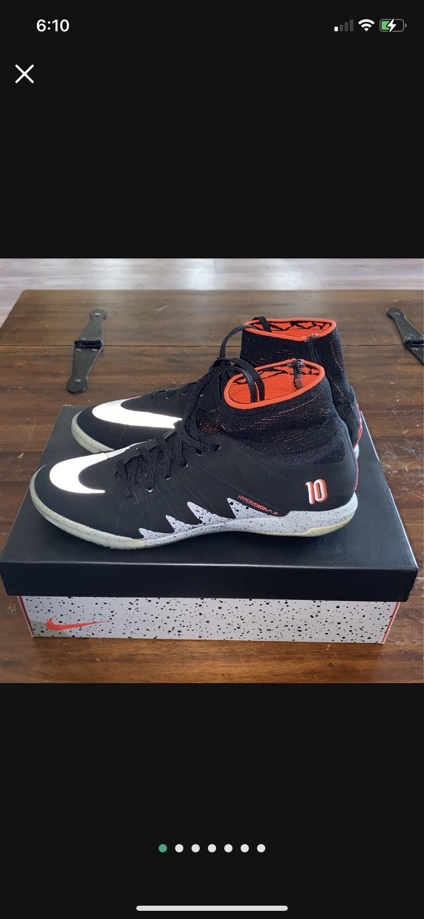 Nike Air Jordan X Neymar Njr Hypervenomx Proximo Ic V 5 Black Red