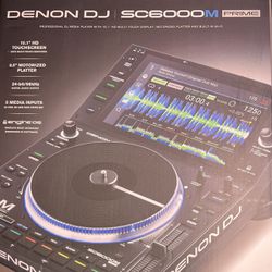 SEALED Denon DJ SC6000 M Prime