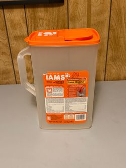 IAMS Cat Food Dispenser Storage Container 8 lb