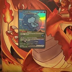 Hand Made Art Card Mew Ex 232/091 Bubble Mew NM ALT SIR 