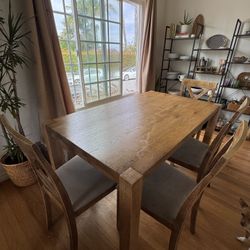 Dining Table with Bench (6 Person)