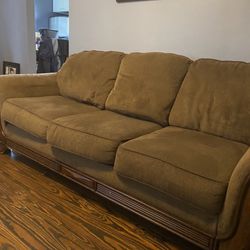 Couch and Loveseat With Pilllows