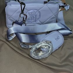 Violet Smoke Satchel