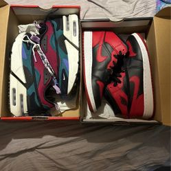 Nike Air Max And Jordan 1’s Mid 