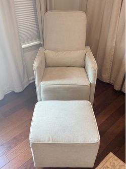 glider with gliding ottoman