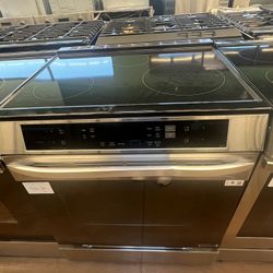 LG 6.3 cu ft induction stove air fry