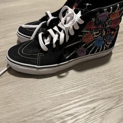 Size 10 High Top Vans Glow In The Dark