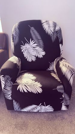 Tropical Palm Leaf Rocking Recliner- negotiable price