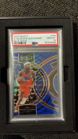2023 Select Shai Gilgeous-Alexander Blue Wave PSA 10