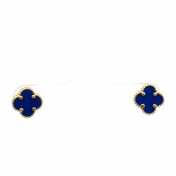 Woman’s Ladies 14k Yellow Gold Blue Clover Stud Earrings GP3129623