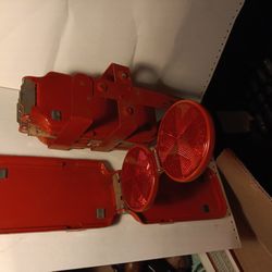Vintage Metal Emergency  Reflectors 