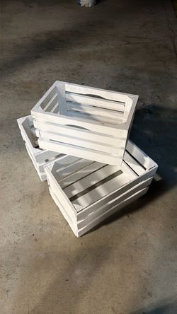 wooden crates