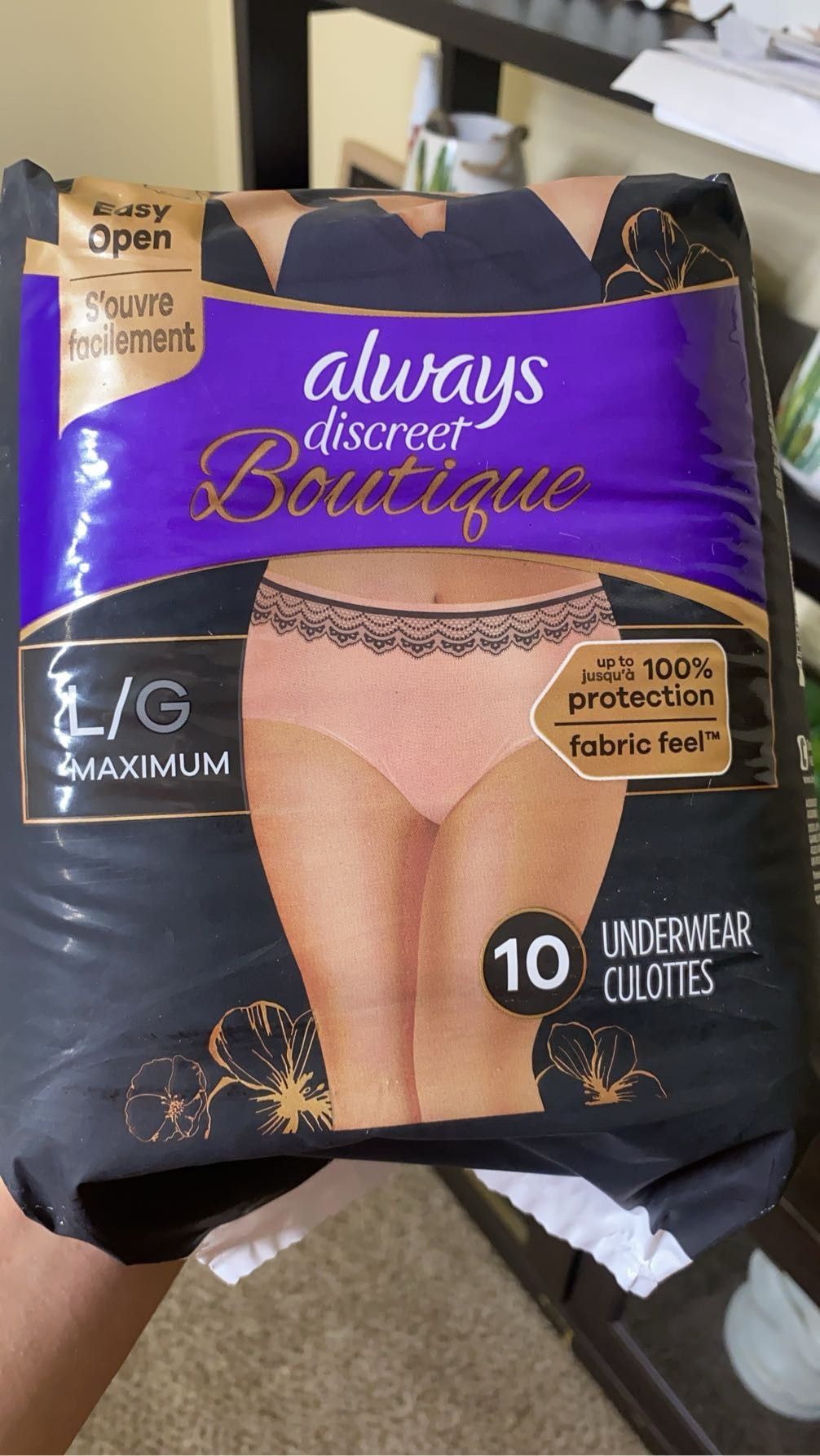 Always Discreet boutique Underwear