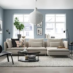 Brand new IKEA SÖDERHAMN 4 seat sectional with chaise in Hillared beige.