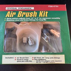 Central Pneumatic Air Brush Kit used model