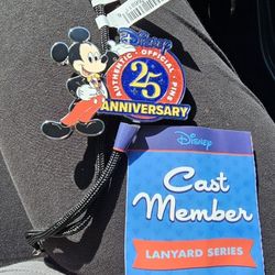2025 Disney Cast Member Lanyard New Exclusive To ONLY Cast Members