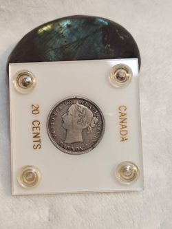 #713 Canada 1858 coin