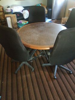 Conference  Table  With 4 Chairs