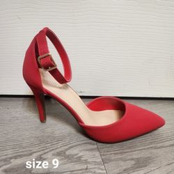 Red Womens High Heels 