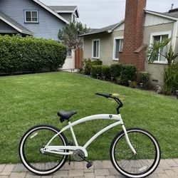 26” 3 speed beach cruiser bike