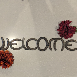 🐎🐴WELCOME Sign, Heavy Duty 32 In Lg By 5 In High