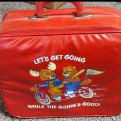 VTG 3pc Get Along Gang Suitcase set