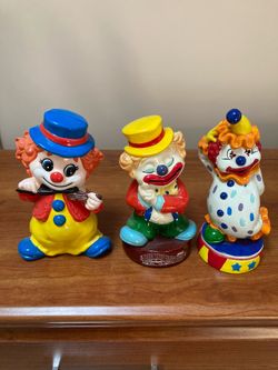 Plastic Clown Banks