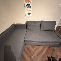 Ikea Couch. Samsung TV. TV Stand