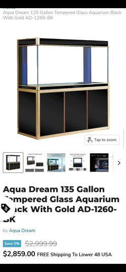 135 gallon fish tank