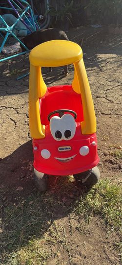 Red push car