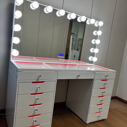 Luxury Dressing Table LED Light Mirror
