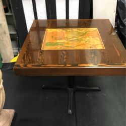 Beautiful Lawyered Table With A Map