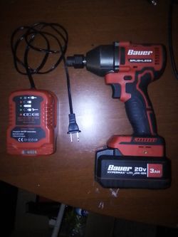 BAUER 20V 3MODE 1/2"  IMPACT WRENCH&CHARGER