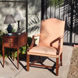 Fabric Covered Nailhead Chair